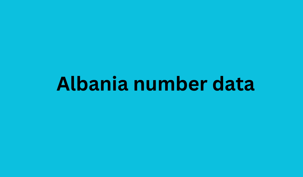 Albania number data