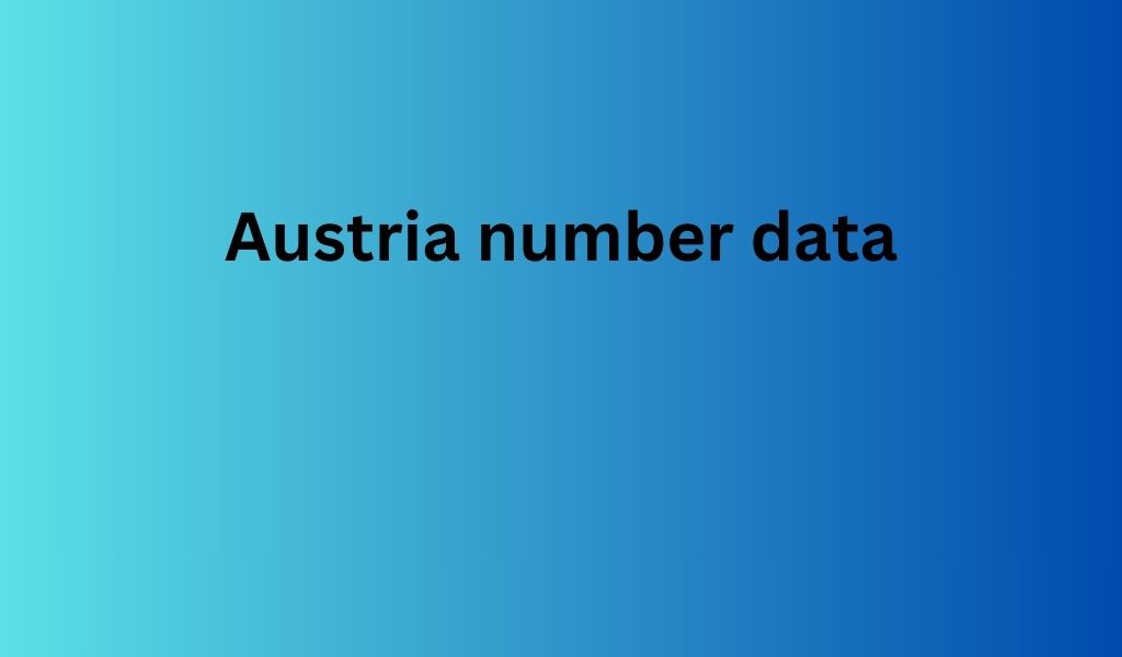 Austria number data