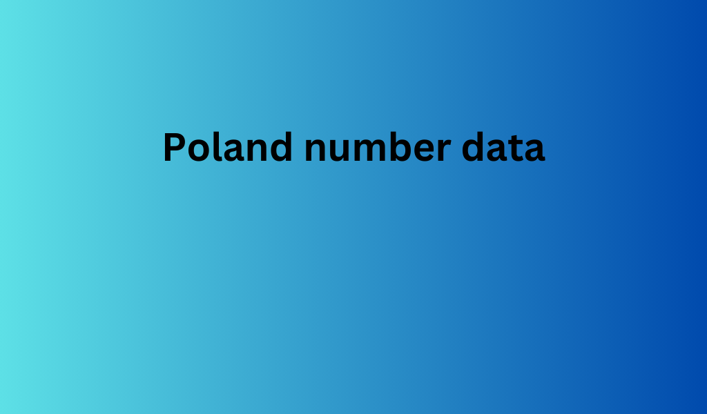 Poland number data