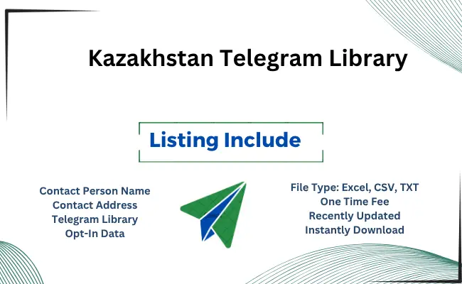 Kazakhstan telegram library