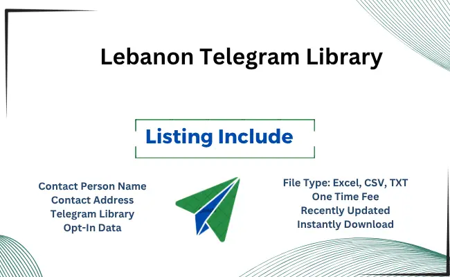 Lebanon telegram library